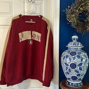 Men’s KA Knights Apparel Long Sleeve Florida State  100% Polyesters Pullover 2XL